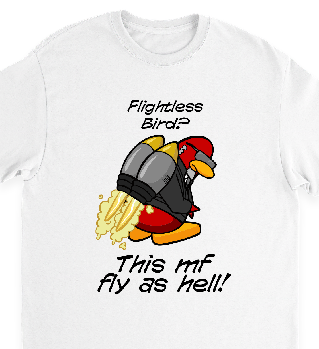 "flightless bird" tee