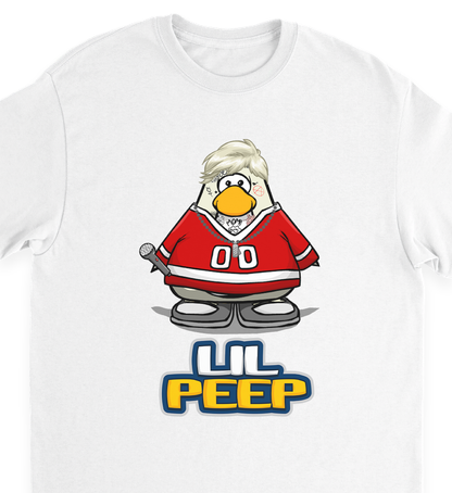 "lil peep" penguin tee